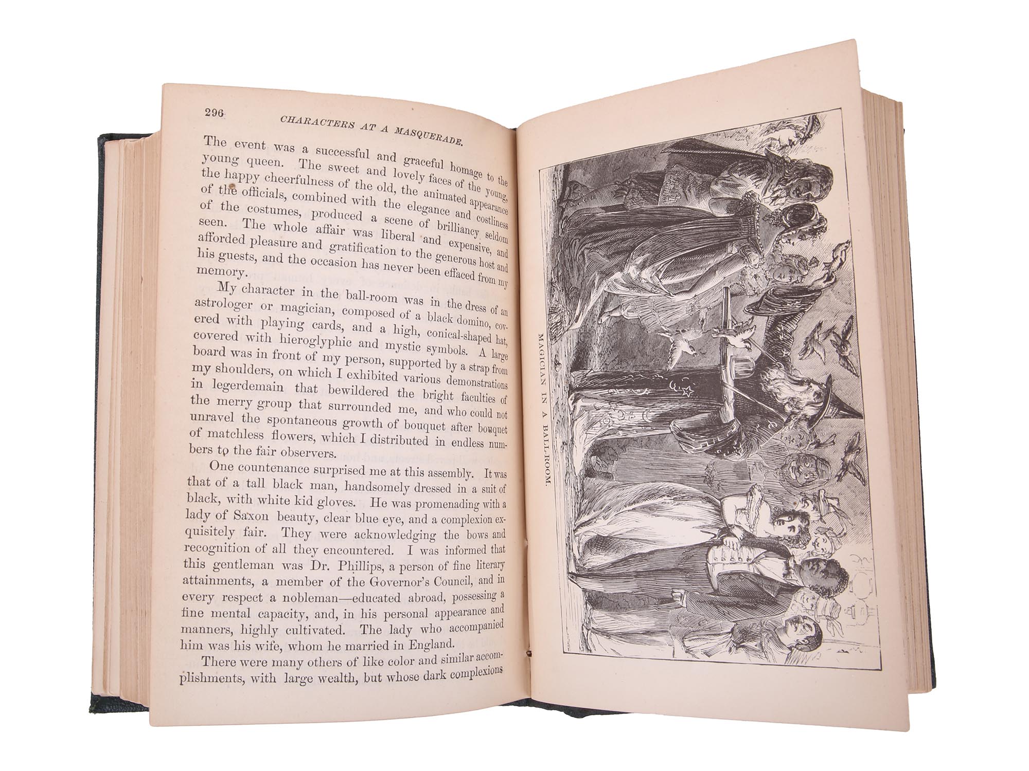 ANTIQUE 1872 MAGICIAN SIGNOR BLITZ BIOGRAPHY BOOK PIC-8